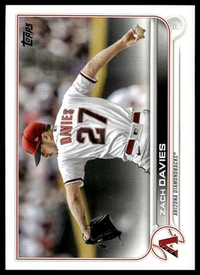 2022 Topps Update Zach Davies #US307 - Image 1 of 2