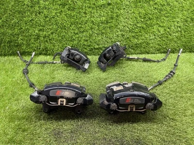 Juego de pinzas de freno delanteras y traseras AUDI S4 S5 2010-2016 NEGRAS OEM Foto 1 de 4