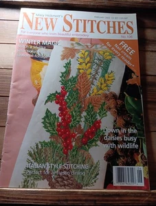 Mary Hickmotts New Stitches #106 Winter Magic Italian Topiary Garden Bee Ladybug - Picture 1 of 6