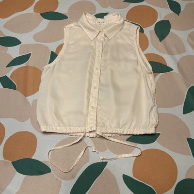 Top de mujer Bella Dahl abotonado ceñido pequeño rosa claro cuello viscosa Lyocell Foto 1 de 4