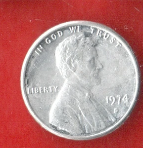 USA 1 CENT 1974 D - Picture 1 of 2