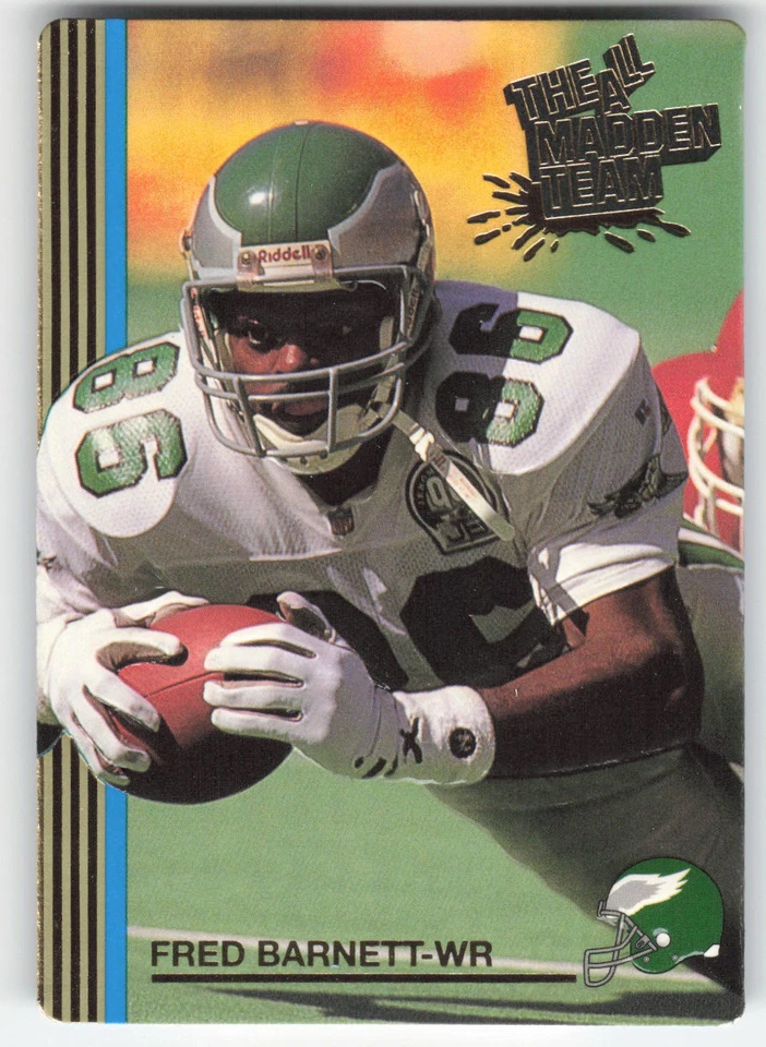 Fred Barnett, 1992 Action Packed All-Madden, #16, Philadelphia Eagles, - Image 1 of 2