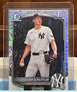 Tarjeta Cam Schlittler - 2025 Bowman Chrome Mini Diamond Refractor 1st Bowman - Imagen 1 de 1