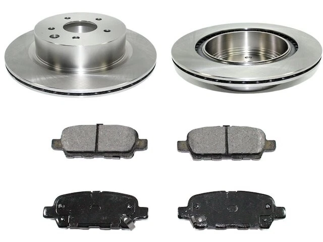 Kit de pastillas de freno trasero y rotor para Nissan 370Z 2009-2020 2010 2011 2012 SX748TT 2009-2020 Foto 1 de 1