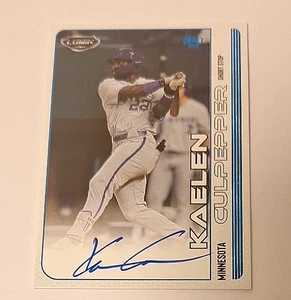 2025 Pulse Lumin Draft Signatures BLUE #KC Kaelen Culpepper XRc #4/49 - Picture 1 of 3