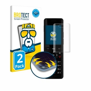 2x Protector Full-Cover for AVM Fritz!Fon X6 Black Curved Screen Edge Protection - Zdjęcie 1 z 8