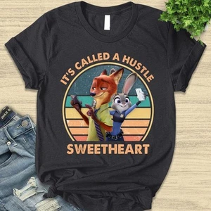 Camiseta Zootopia Its Called A Hustle Sweetheart, camisa Judy Hopps Nick Wilde - Imagen 1 de 3