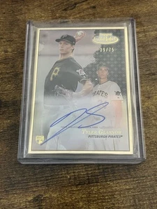 TYLER GLASNOW 2017 TOPPS GOLD LABEL FRAMED BLACK ON CARD ROOKIE AUTO RC /75 - Picture 1 of 2