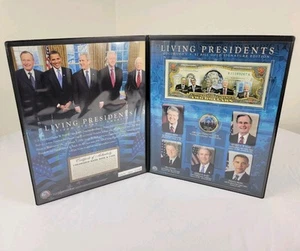 Billete y moneda Merrick Mint edición limitada presidentes vivos coloreados de US $2 certificado de autenticidad - Imagen 1 de 11