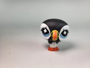 Littlest Pet Shop Puffin Penguin 654 Black Authentic Lps - Picture 1 of 6