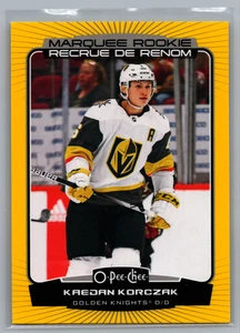 2022-23 O-Pee-Chee - Marquee Rookie Kaedan Korczak #553 (RC) Yellow Border - Picture 1 of 2