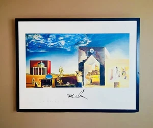 La Ville Paranoïaque-Critique Framed Art Print (After Salvador Dalí) 32.75 x 25 - Picture 1 of 11