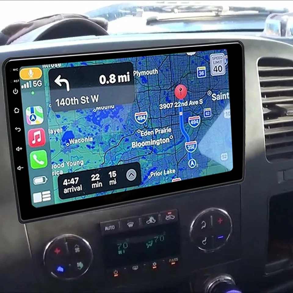 10‘’ 4+64G Car Stereo Radio For 2007-2013 Chevy Silverado 1500 2500HD 3500HD GPS - Image 1 of 4