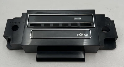 NOS 70s 80s Delco AM FM Stereo Radio FACE ONLY Buick Chevy Oldsmobile Cadillac - Image 1 of 4