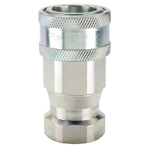 PARKER 6601-4-4 Quick Connect,Socket,1/4",1/4"-18 31A825 - Picture 1 of 1