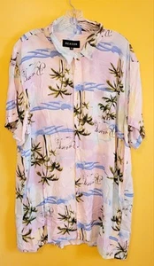 Reason Hawaiian Aloha Shirt Tropical Theme 4XL New Old Stock NOS Free Shipping - Picture 1 of 4