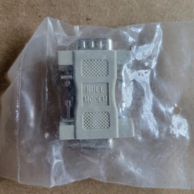 DB9 RS232 Serial Null Modem Adapter - F/F - Null Modem Adapter - DB - Image 1 of 2