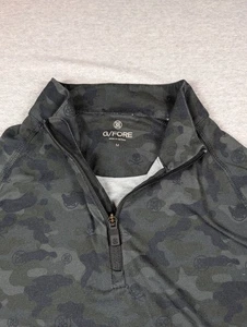 Pullover G/FORE Para hombres Cuarto Cremallera M Camuflaje Oscuro Rendimiento Capa de Golf FORE Calavera - Imagen 1 de 6