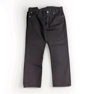 Levis 501 Button Fly Jeans Black Straight New W/ Tags Men's Authentic Original - Picture 1 of 6