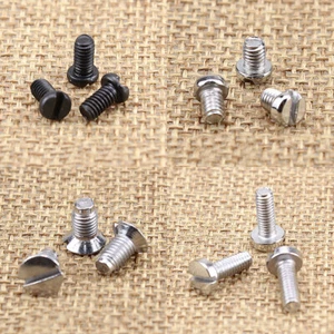 10Pcs Flat Needle Plate Screw Presser Foot Dental Mounting Sewing Machine Nail - Picture 1 of 15