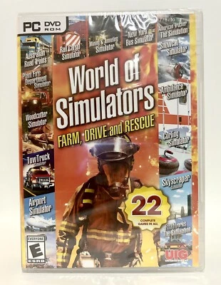 World Of Simulators Farm, Drive And Rescue 22 Complete Games PC - Image 1 of 2
