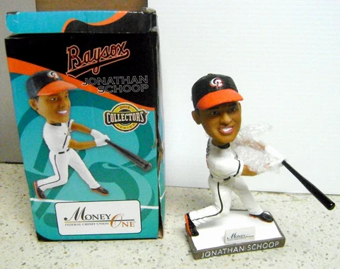 JONATHAN SCHOOP BOBBLEHEAD SGA ORIOLES 2018 BOWIE BAYSOX Cover