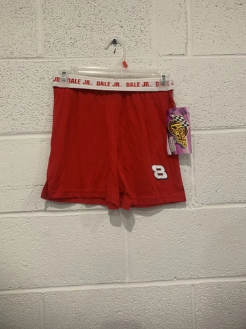 NASCAR- Dale Earnhardt Jr Ladies Red Shorts, Size Small Cover