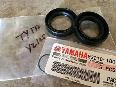 Yamaha YZ125 TY175 MX125 AT1 Engine Main Crank Shaft Seals YT175 Tri Moto YT125 - Image 1 of 2