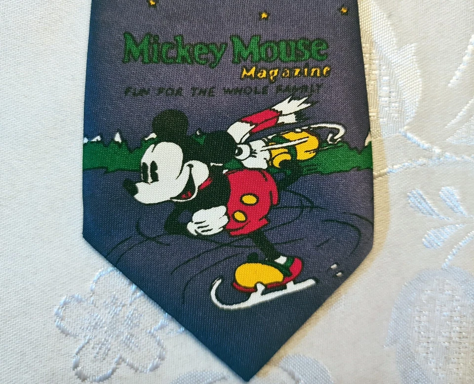 CORBATA CUELLO NIÑO VINTAGE AUTÉNTICA DISNEY MICKEY MOUSE AZUL Foto 1 de 4