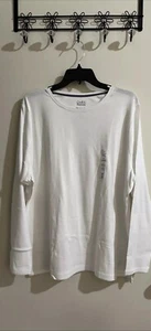 Croft & Barrow Women’s Plus T-Shirt Size 2X Classic Tee Crewneck Long Sleeve NEW - Picture 1 of 12