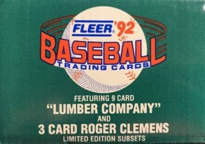 1992 Fleer Baseball Cards - Complete Team Sets - Lumber Company - Clemens - Picture 1 of 63