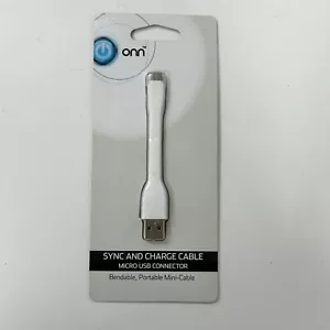 NEW Onn Sync And Charge Cable Micro USB Connector Android Smartphone, Camera - Picture 1 of 6