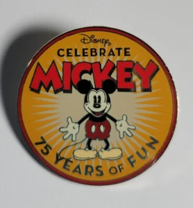 Disney Celebrate Mickey Mouse 75 Years of Fun Pin - Picture 1 of 2