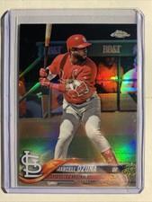 2018 Topps Chrome Marcell Ozuna Refractor ST. Louis Cardinals #149