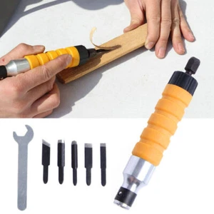 Herramienta de cincel eléctrico máquina para tallar madera carpintería llave pequeña con 5 puntas CS - Imagen 1 de 10