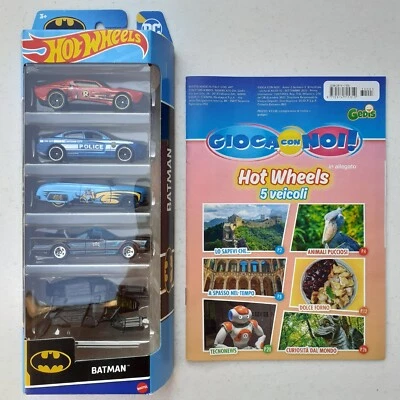 BATMAN HOT WHEELS DC AUTO MACCHINETTE TV SERIES BATMOBILE + RIVISTA NUOVO - Immagine 1 di 4