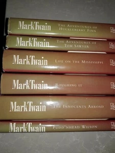 Mark Twain Lot of 6 Hardcover Books w/Dust Jackets * Book of the Month Club 1992 - Picture 1 of 12