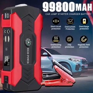 99800mAh Portable Car Jump Starter Booster Jumper Box Power Bank Battery Charger - Picture 1 of 15