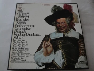 Giuseppe Verdi FALSTAFF LEONARD BERNSTEIN VINYL BOX SET COLUMBIA MASTERWORKS - Image 1 of 2