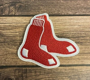 Boston Red Sox Iron On Patch 2-3/4” X 2-3/4” - Picture 1 of 2