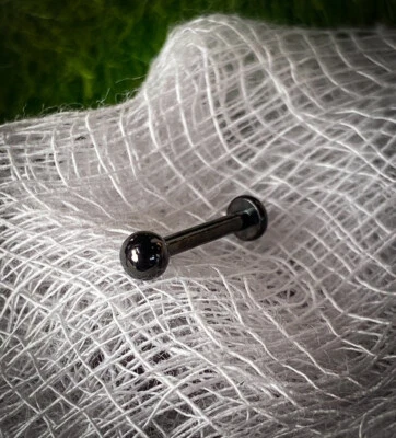 1pc Implant Grade Titanium Labret Stud 16G 5/16" Monroe Chin Ear Cartilage Ring - Image 1 of 4