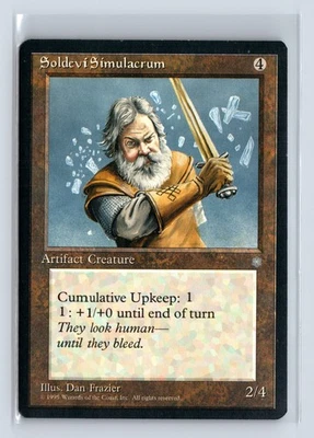 (2x) SOLDEVI SIMULACRUM – MTG Magic the Gathering Card – Ice Age – Uncommon - Image 1 of 4