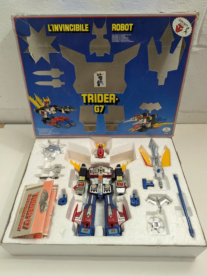 TRIDER G7 INVINCIBILE ROBOT CEPPIRATTI VINTAGE - Immagine 1 di 4