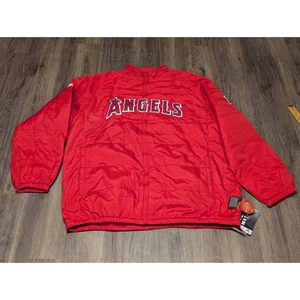 MLB Los Angeles Angels Majestic Authentic Collection Jacket 3XT Red NEW - Picture 1 of 4
