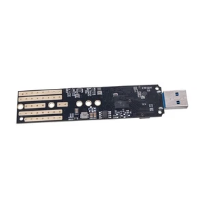 Plug and Play M.2 NVME SATAs SSDs External Enclosure with USB3.1 TypeA Speed - Afbeelding 1 van 8