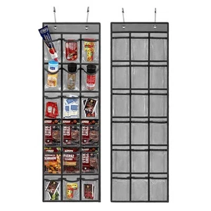 2 Pack Over the Door Pantry Organizer Hanging Seasoning Packet Storage Wall M... - Picture 1 of 7