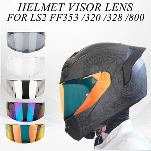 Helmet Visor Full Face Helmet Shield Replacement For LS2 FF353 FF328 FF800 FF320 - Foto 1 di 17