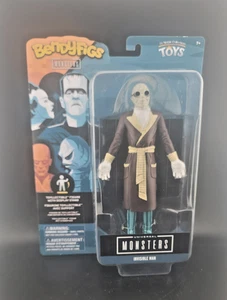Figura de acción Bendyfigs Universal Monsters nueva en la caja Invisible Man - Imagen 1 de 5