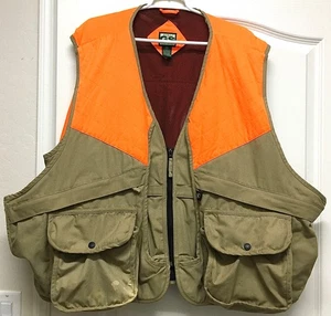 Guide Series Mens Hunting Vest Tan/Orange; Game Pockets Size 3XL - Picture 1 of 10
