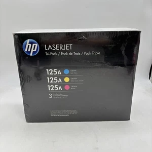 HP 125A Tri-Pack Cyan Purgenta Żółte kasety z tonerem CB541A CB542A CB543A - Zdjęcie 1 z 7